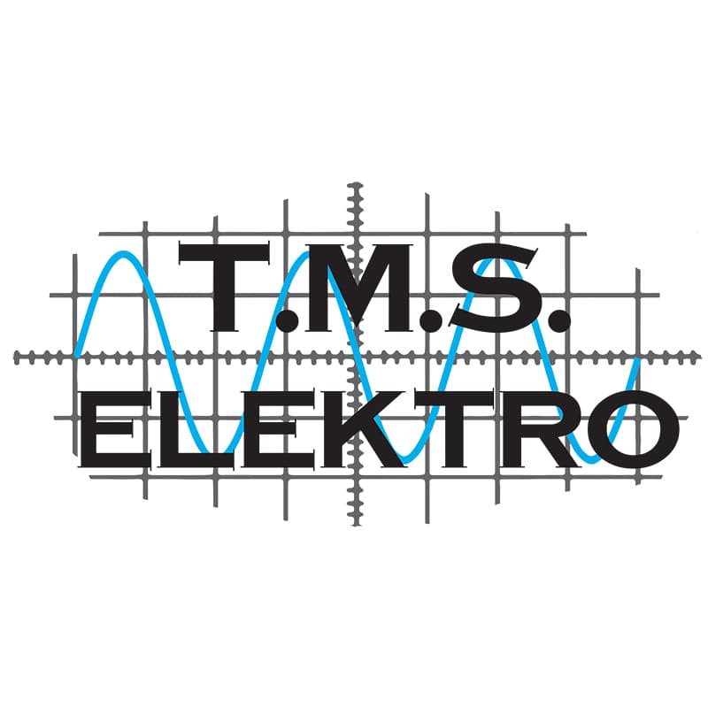 Logo firmy T.M.S. Elektro — elektryk Kraków, Liszki, Zabierzów. Instalacje elektryczne, smart home, pomiary